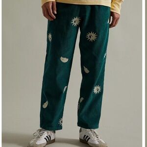 UO Embroidered Corduroy Pants